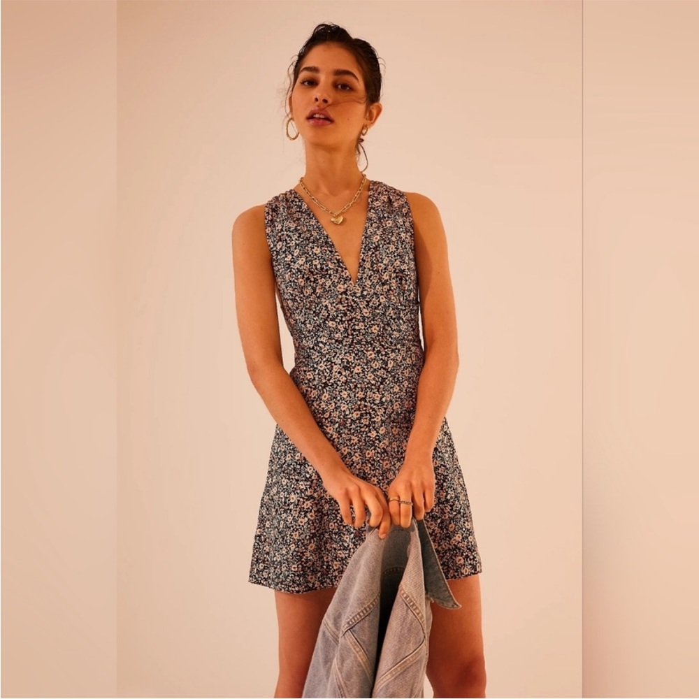 Free People Got It Denim Convertible Dress NWT